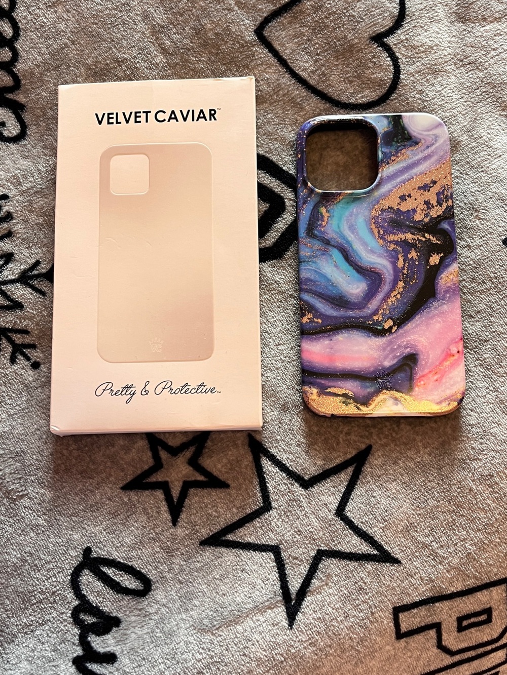iPhone 13 Pro-max Velvet Caviar Marble Phone Case